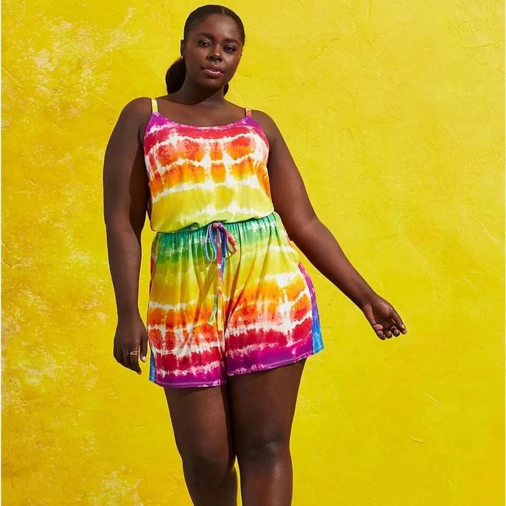 Celebrate pride romper torrid size 4